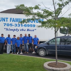 Hunt Family Movers - Moving Team on a job