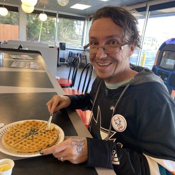 Waffle House - Blueberry nougat waffle! - Diners Near Me - Tallahassee, Florida Waffle House - Blueberry nougat waffle! - Diners Near Me - Tallahassee, Florida