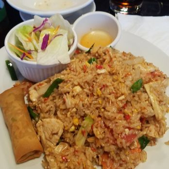 Thai Orchid - This is the delicious Thai fried rice lunch special. It's inexpensive and filling. - Thai Near Me - Plainfield, Indiana Thai Orchid - This is the delicious Thai fried rice lunch special. It's inexpensive and filling. - Thai Near Me - Plainfield, Indiana