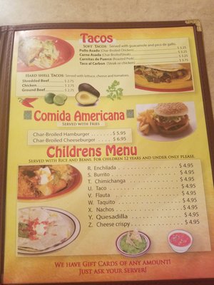 Menu photo 4 La Sierra Forest Grove, OR