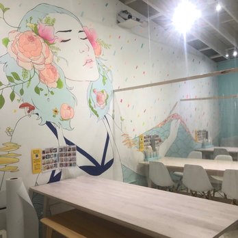 Honey Art Cafe - Workshop area with amazing artwork - Cafes Near Me - Houston, Texas