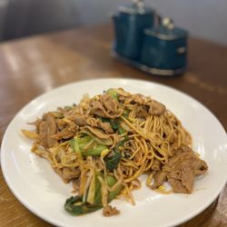Dun Huang - Pan Fried Lamb Noodles (~$16)