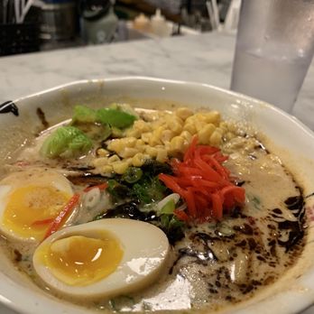 Ramen Ryoma - Vegetable ramen with egg and corn - Ramen Near Me - Portland, Oregon