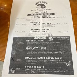 Seas cafe - Food Menu