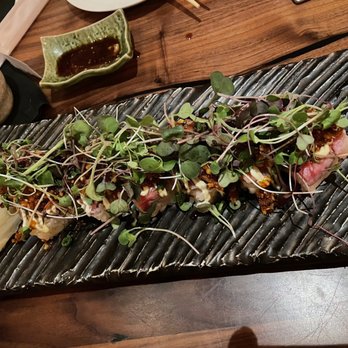 EBESU Robata & Sushi - Grilled Beef box sushi - Sushi Bars Near Me - Plano, Texas EBESU Robata & Sushi - Grilled Beef box sushi - Sushi Bars Near Me - Plano, Texas
