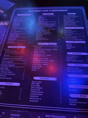 Menu photo 1 Cafe Beograd Chicago, IL Menu photo 1 Cafe Beograd Chicago, IL