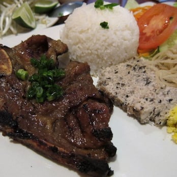 Pho Xinh - C3: Steamed Rice  w/ Pork Chop, Shredded Pork, and Crabmeat Egg $6.95 - Vietnamese Near Me - Mount Laurel, New Jersey