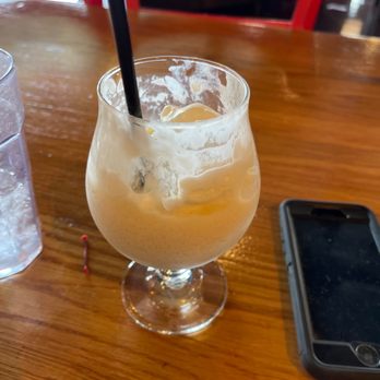Kimchichanga - Piña colada fist time made here it's happy hour come get you some. - Korean Near Me - Riverside, California