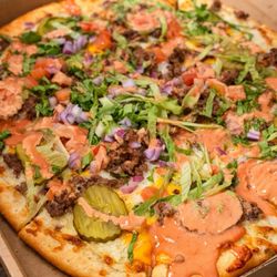 Cheeseburger Pizza