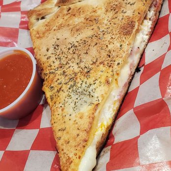 Cafe Gia - Stuffed Pizza Slice. Has meats, pepperoni, and a lot of cheese. I sure as hell didn't eat it, but the person that did said it was good. - Pizza Near Me - Yaphank, New York Cafe Gia - Stuffed Pizza Slice. Has meats, pepperoni, and a lot of cheese. I sure as hell didn't eat it, but the person that did said it was good. - Pizza Near Me - Yaphank, New York
