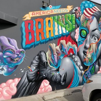 Graphaids - Parking lot mural - Art Supplies Near Me - Culver City, California