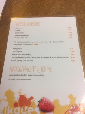 Menu photo 3 Café Zikade Cologne, NW