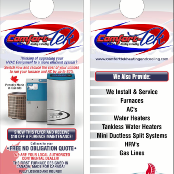 Comfort-Tek Heating and Cooling - Heating & Air Conditioning/HVAC Near Me - Windsor, Ontario Comfort-Tek Heating and Cooling - Heating & Air Conditioning/HVAC Near Me - Windsor, Ontario