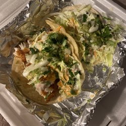 Mahi Mahi and shrimp tacos