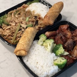 Schzewhan Chicken and Bourbon Chicken Schzewhan Chicken and Bourbon Chicken