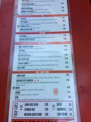 Menu photo 6 Zandra's Taqueria Manassas, VA