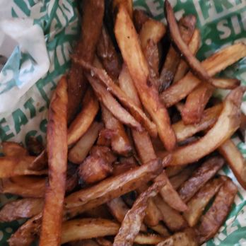 Wingstop - Dry ass refried fries like we don't know or they've been sitting around. - Chicken Wings Near Me - Elk Grove, California Wingstop - Dry ass refried fries like we don't know or they've been sitting around. - Chicken Wings Near Me - Elk Grove, California