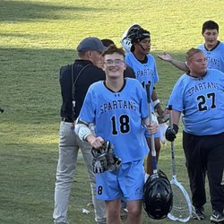 Camden Military Academy - Last Lacrosse game of the season.  He loved it!