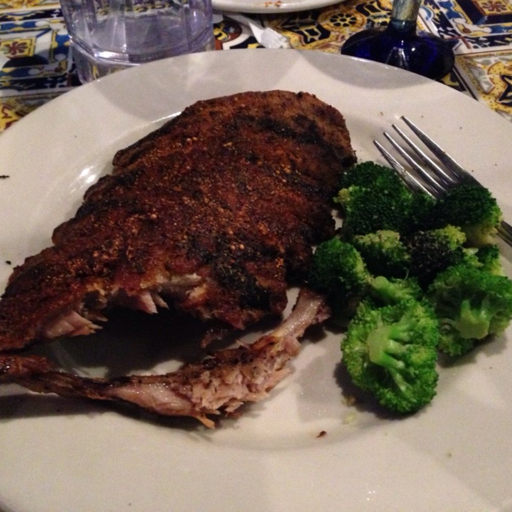 Ribs with Memphis dry rub.  Very nice.