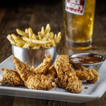 JACK ASTOR'S - a plate of fried chicken and fries - Canadian (New) Near Me - Mississauga, Ontario JACK ASTOR'S - a plate of fried chicken and fries - Canadian (New) Near Me - Mississauga, Ontario