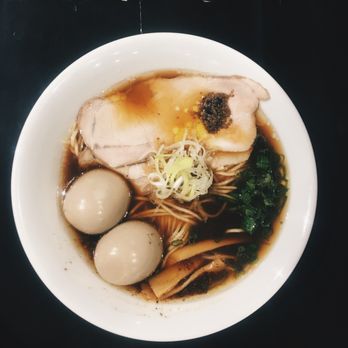 Konjiki Ramen - Shoyu Signature Clam Broth w/ 2 eggs - Ramen Near Me - Toronto, Ontario