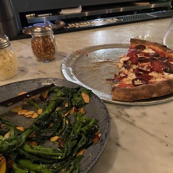 Quartiere - Pepperoni pizza and broccolini - Pizza Near Me - Stamford, Connecticut Quartiere - Pepperoni pizza and broccolini - Pizza Near Me - Stamford, Connecticut