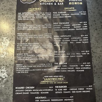 Killa Pie - Menu - Pizza Near Me - Prosper, Texas