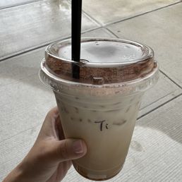 Iced tiramisu latte Iced tiramisu latte