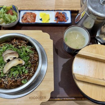 Damsot - Beef bean sprouts pot rice ($18.99) - Korean Near Me - Los Angeles, California Damsot - Beef bean sprouts pot rice ($18.99) - Korean Near Me - Los Angeles, California