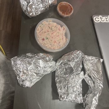 KG BBQ - How there food was wrapped togo - Egyptian Near Me - Austin, Texas