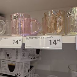 Think Kitchen - Pretty glass mugs