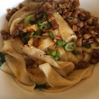 Joojak Restaurant - Pulled noodles with pork and chilli oil. - Chinese Near Me - Vancouver, British Columbia Joojak Restaurant - Pulled noodles with pork and chilli oil. - Chinese Near Me - Vancouver, British Columbia