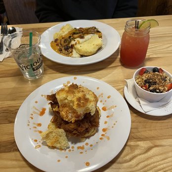 Vicious Biscuit - The Fat boy, Parfait, Shrimp & Grits, and Vi'mosa - Breakfast & Brunch Near Me - Charlotte, North Carolina Vicious Biscuit - The Fat boy, Parfait, Shrimp & Grits, and Vi'mosa - Breakfast & Brunch Near Me - Charlotte, North Carolina