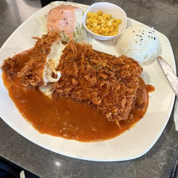 Brown Tonkatsu - Cheese Bomb Katsu - Korean Near Me - Mississauga, Ontario