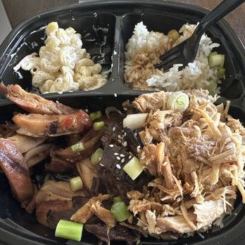 Theron's Marketplace - Microwaved, dry meats, rice that I doused in sauce and the non flavorful macaroni. - Delis Near Me - Redlands, California Theron's Marketplace - Microwaved, dry meats, rice that I doused in sauce and the non flavorful macaroni. - Delis Near Me - Redlands, California