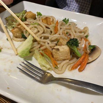 Crazy Fish - So good that my husband was finishing almost faster than I could photo. This is the Spicy Udon. - Sushi Bars Near Me - Albuquerque, New Mexico