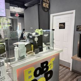 Pick up location and restroom