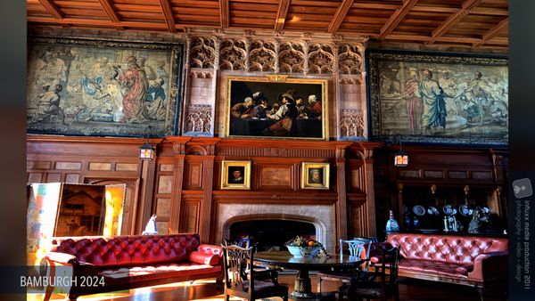 Bamburgh Castle by null