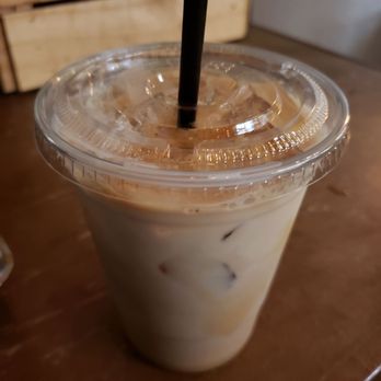 Sharp Specialty Coffee - Iced Honey Cinnamon Latte - Coffee & Tea Near Me - Los Angeles, California