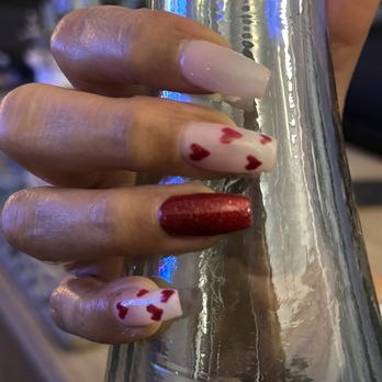 Bellagio Nails & Spa - Simple Valentines design - Nail Salons Near Me - Marina Del Rey, California Bellagio Nails & Spa - Simple Valentines design - Nail Salons Near Me - Marina Del Rey, California