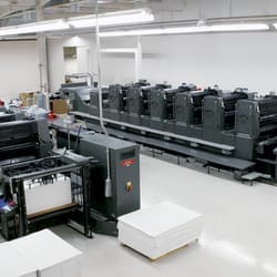 Holland Litho Printing Services - Early press room photo.