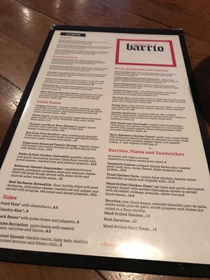 Menu photo 8 Barrio Edina, MN