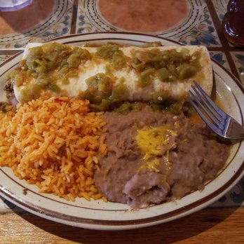 Monroe's Restaurant - Bean and beef burrito - Breakfast & Brunch Near Me - Albuquerque, New Mexico