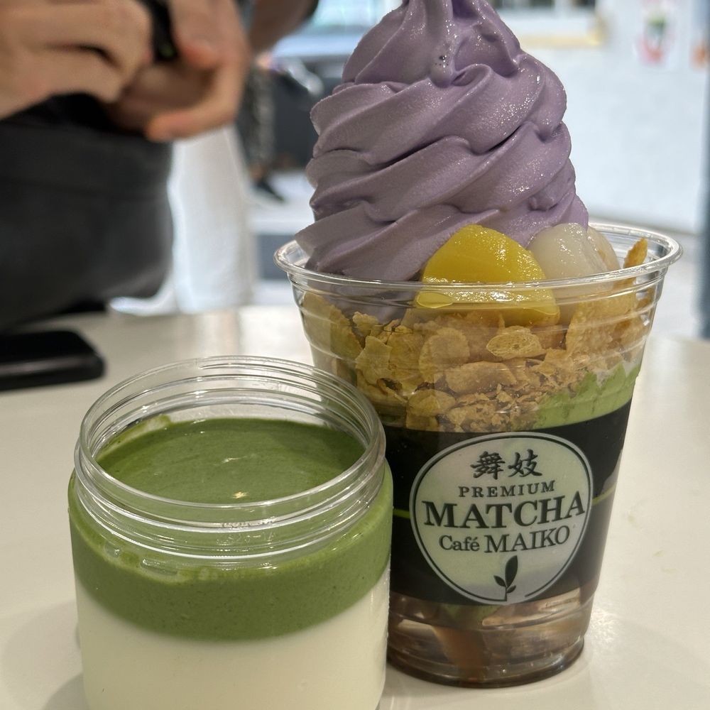 Matcha Café Maiko - Matcha Pudding 02. Maiko Special - Bubble Tea Near Me - Boston, Massachusetts