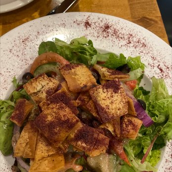 Olive - Fattoush salad - Lebanese Near Me - New Orleans, Louisiana Olive - Fattoush salad - Lebanese Near Me - New Orleans, Louisiana