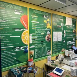 Natures Juice Bar and Cafe - Menu