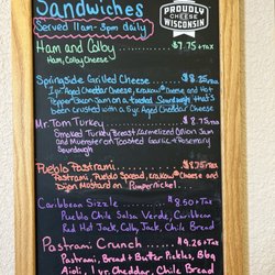 Springside Cheese Shop - Menu.