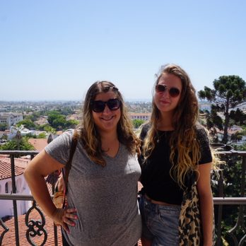 Santa Barbara County Courthouse - Mandy and I on the viewing deck - Landmarks & Historical Buildings Near Me - Santa Barbara, California