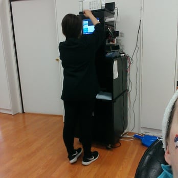 EM Lash Studio - This thing controls the music and is also the cash register. I'm fascinated. - Eyelash Service Near Me - Hodgkins, Illinois
