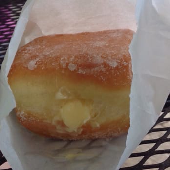 Tex Drive In - Malasadas with custard filling and coated in sugar. - Fast Food Near Me - Honokaa, Hawaii Tex Drive In - Malasadas with custard filling and coated in sugar. - Fast Food Near Me - Honokaa, Hawaii